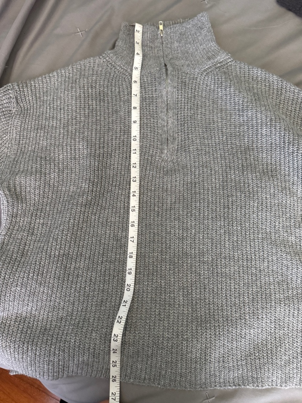Cozy Ribbed Knit Set - Gray - Picture 6 of 8